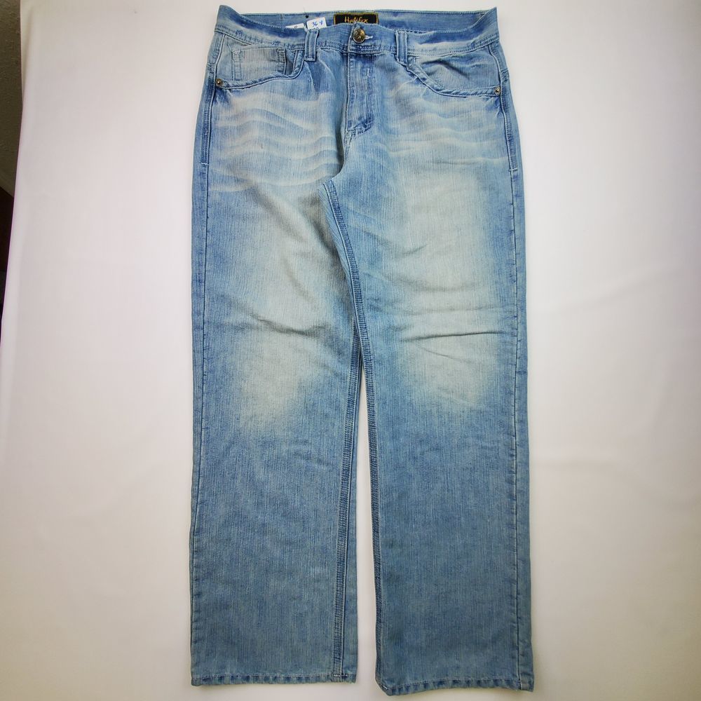 MEN'S HALIFAX EMBROIDERED FLAP POCKET JEANS 38/32